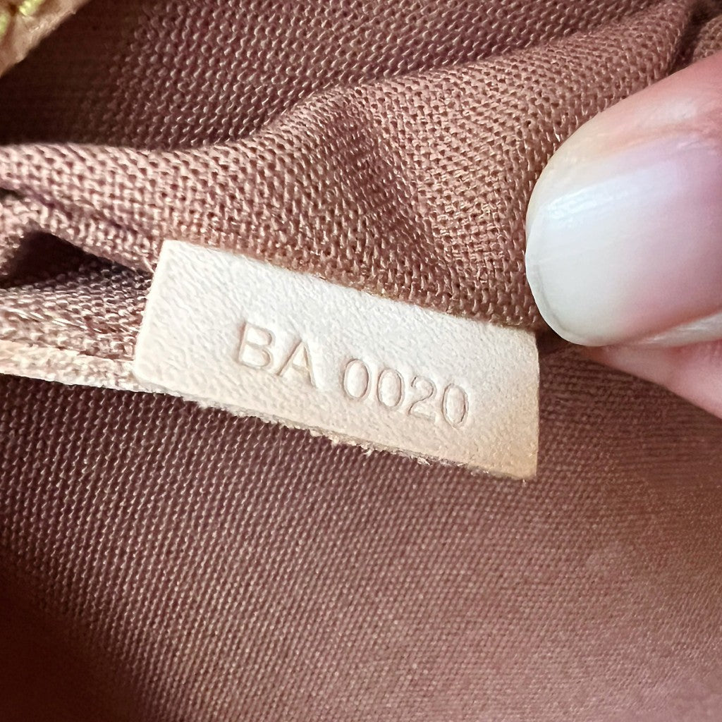 Louis Vuitton Signature Monogram Alma Tote + Lock & Key