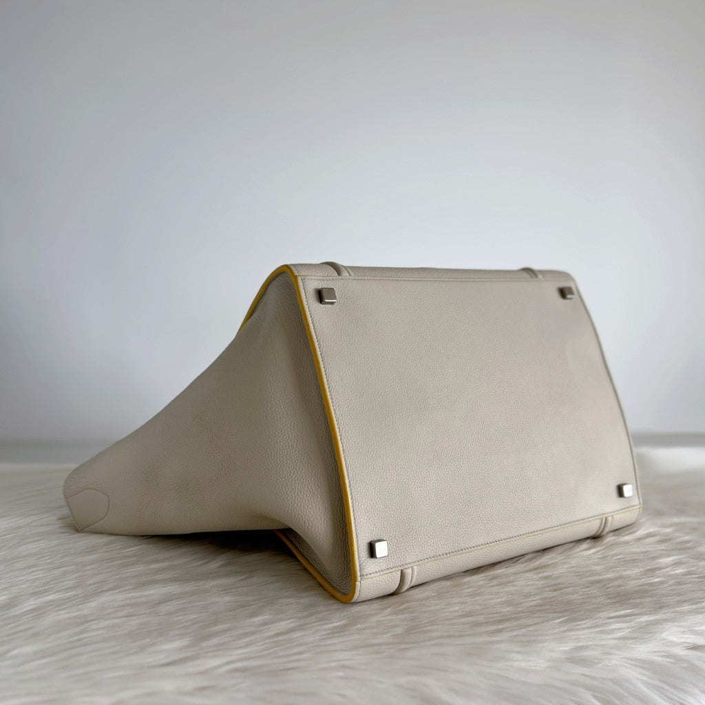 Celine Creamy Leather Iconic Luggage Tote Like New