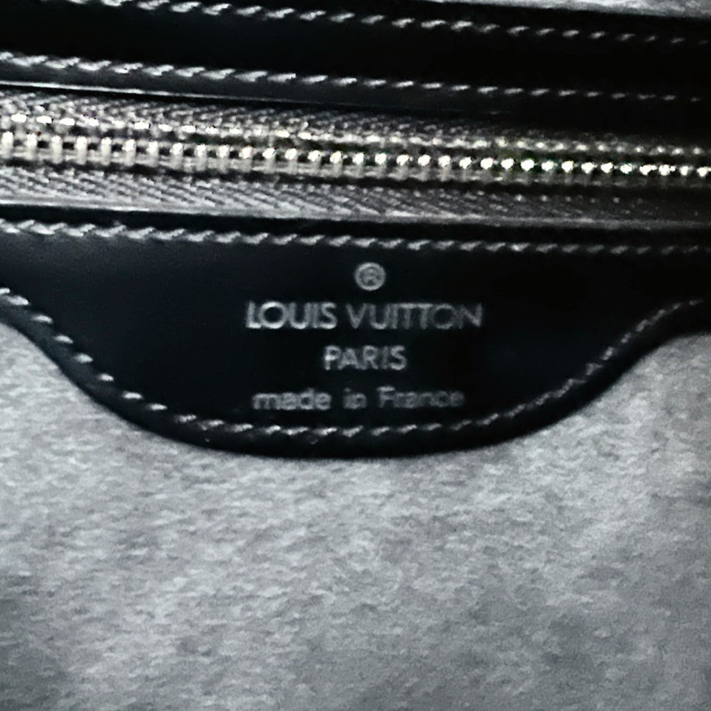Louis Vuitton Black Epi Leather Verseau Bucket Shoulder Bag Excellent