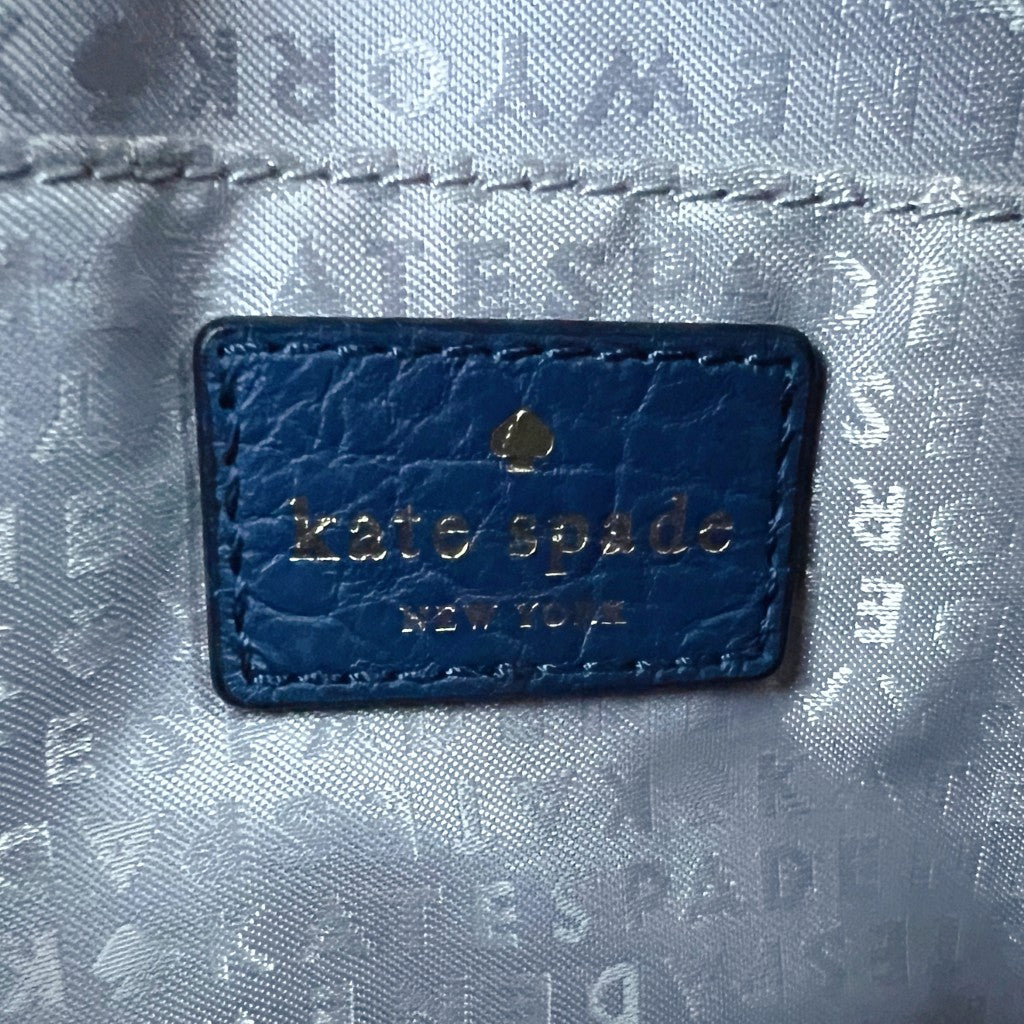 Kate Spade Navy Leather Front Detail Shoulder Bag Like New