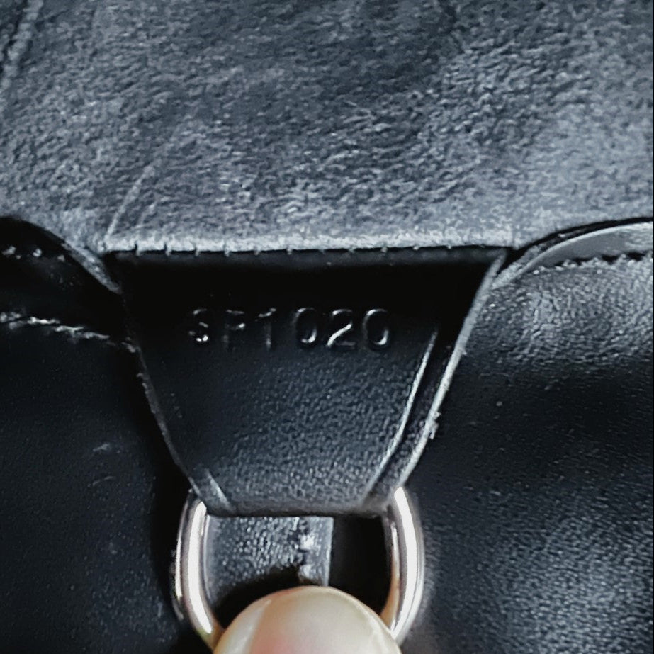 Louis Vuitton Black Epi Leather Verseau Bucket Shoulder Bag Excellent