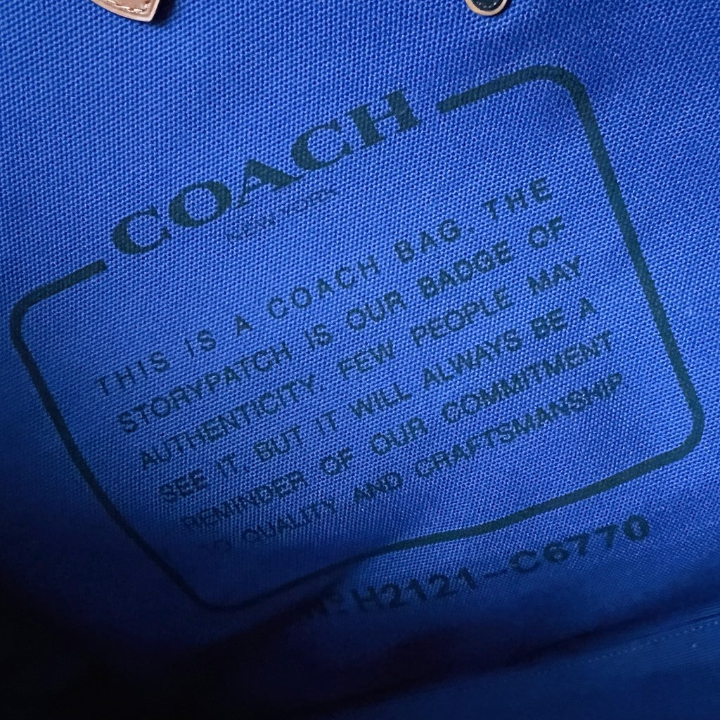 Coach Blue Anniversary Limited Edition Large Shoulder Bag Like New