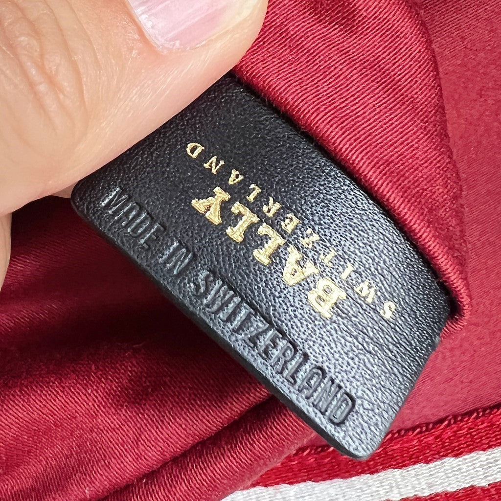 Bally Black Leather Front Zip Pocket Large 2 Way Shoulder Bag Excellent