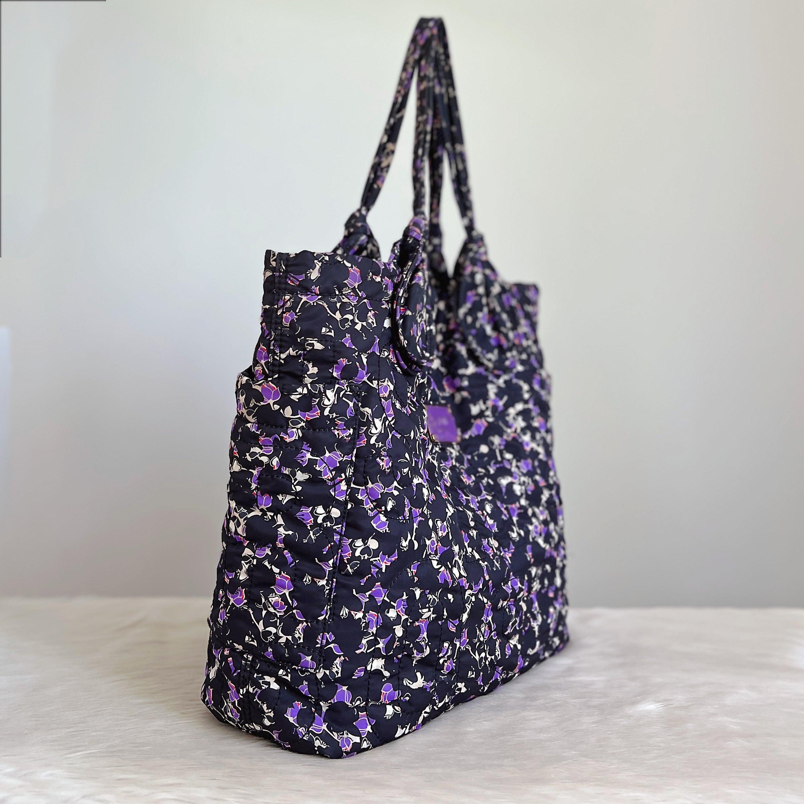 Marc Jacobs Floral Pattern Holiday Large Shoulder Bag Excellent