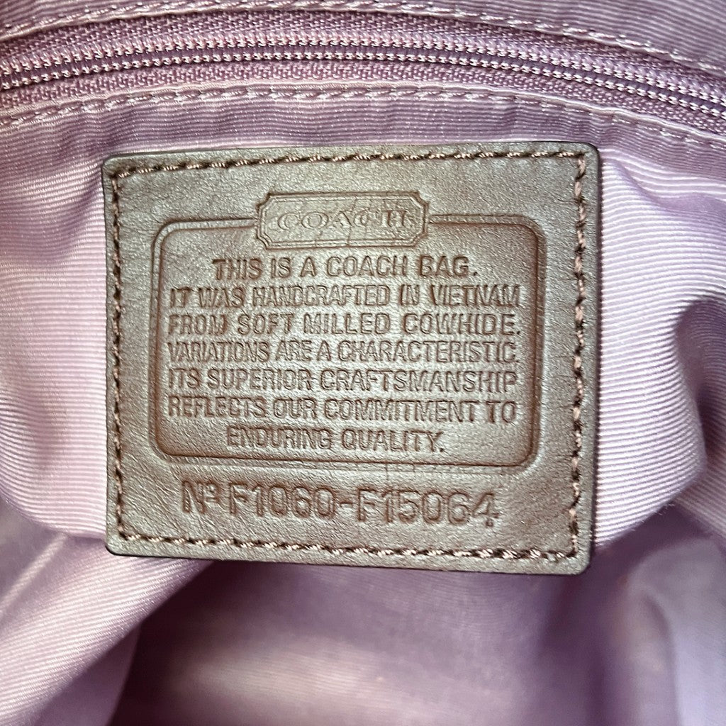 Coach Chocolate Leather Messenger Crossbody Shoulder Bag Excellent