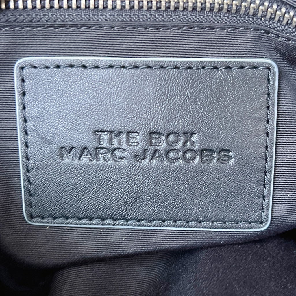Marc Jacobs Two Tone Leather Double Compartment 2 Way Shoulder Bag