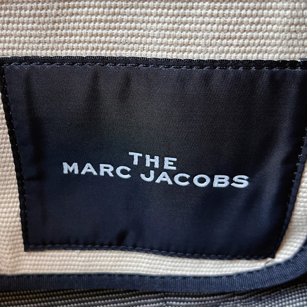 Marc Jacobs Two Tone Signature Book Tote 2 Way Shoulder Bag Excellent