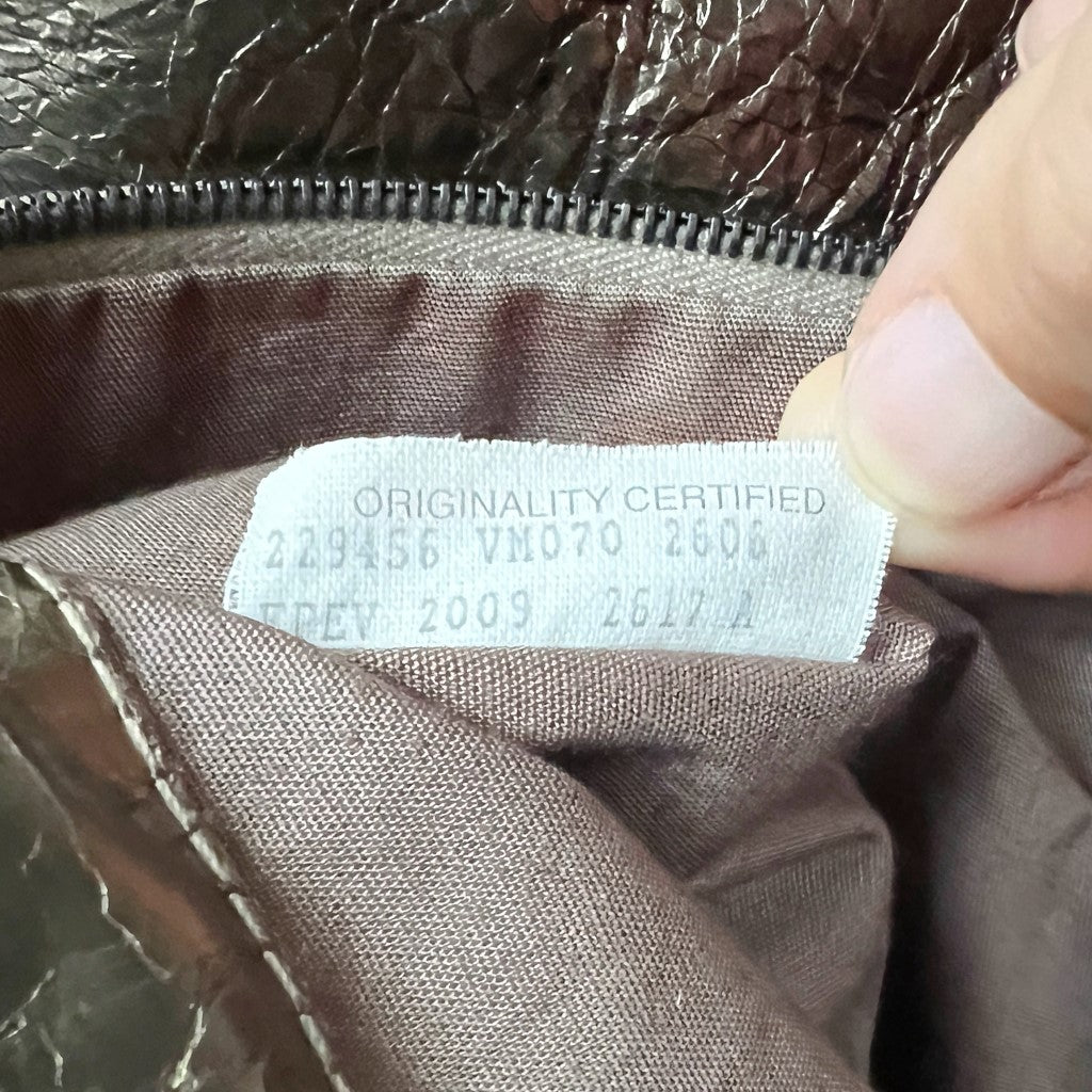 Bottega Veneta Metallic Gold Chain Detail Large Shoulder Bag