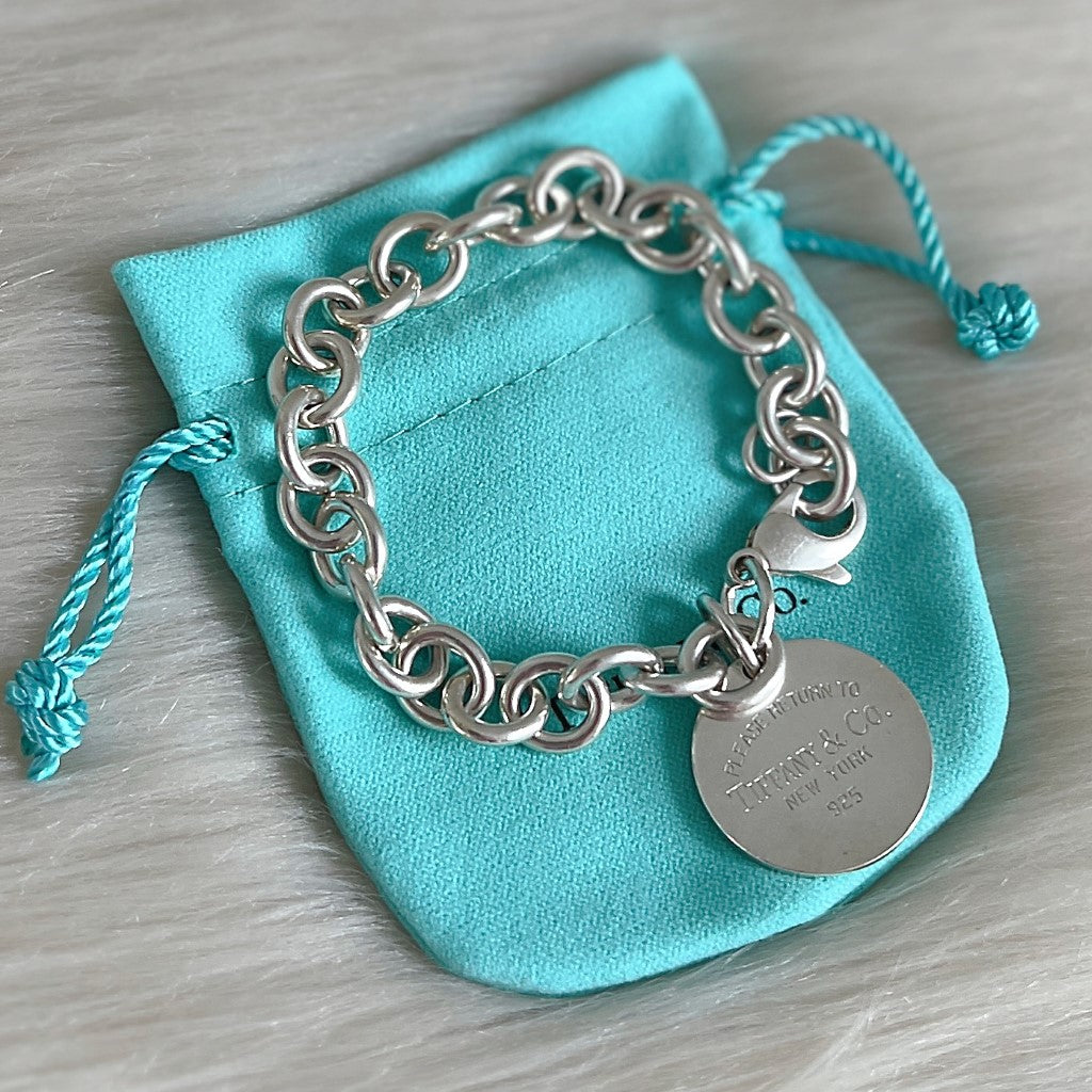 Tiffany & Co Return to Tiffany Chunky Chain Silver Bracelet Excellent