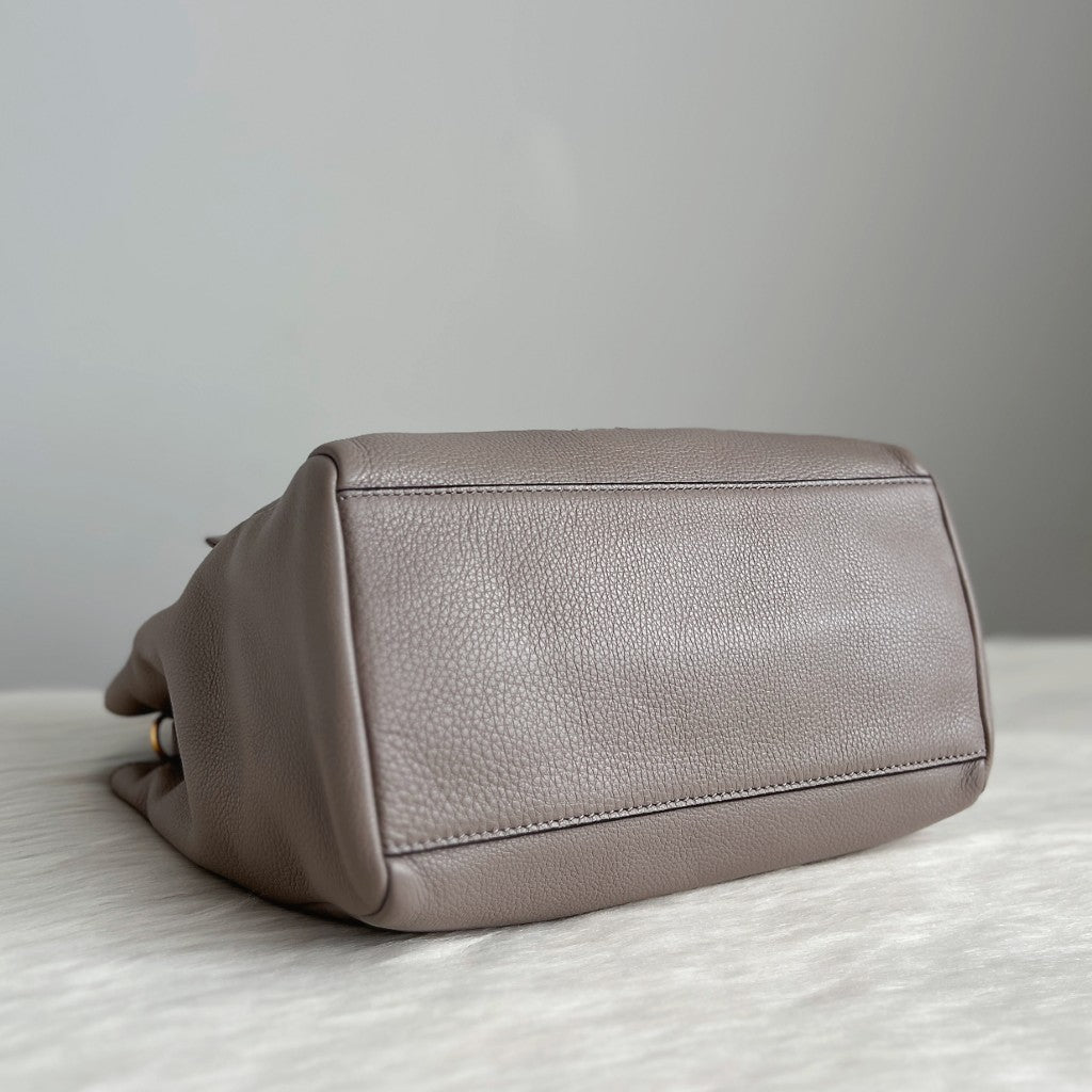 Kate Spade Two Tone Leather Triple Compartment 2 Way Shoulder Bag Excellent