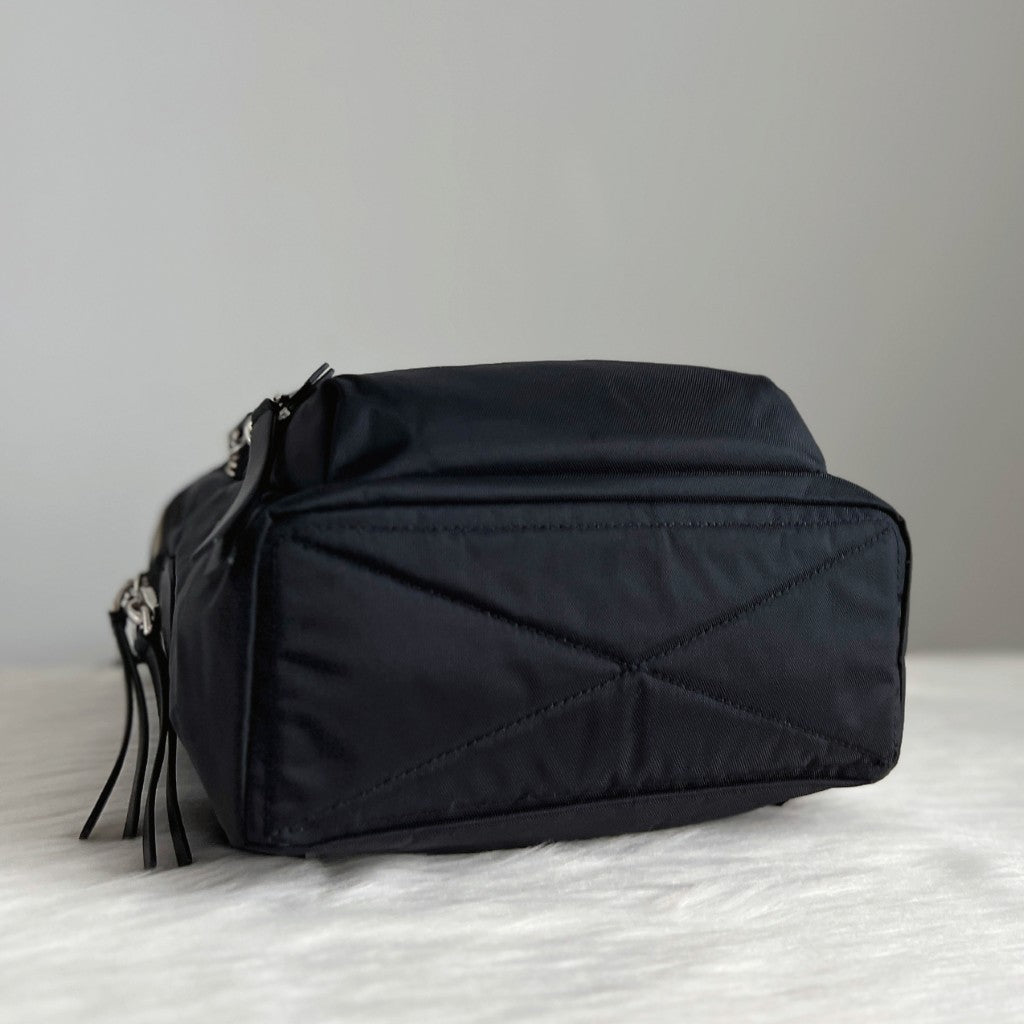 Marc Jacobs Black Multi-Compartment Backpack Like New