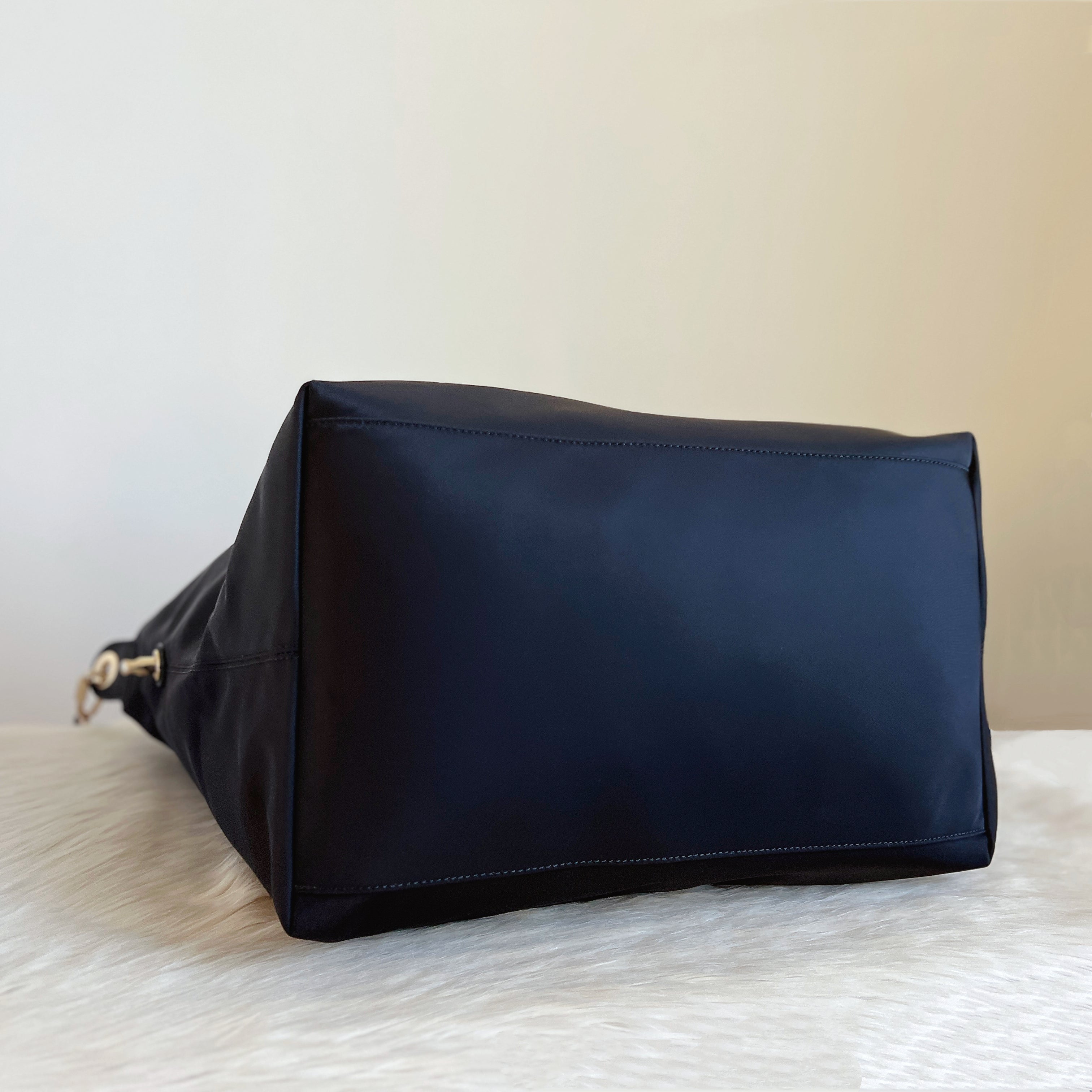 Kate Spade Black Front Logo Classic Carryall Large Travel Bag Like New