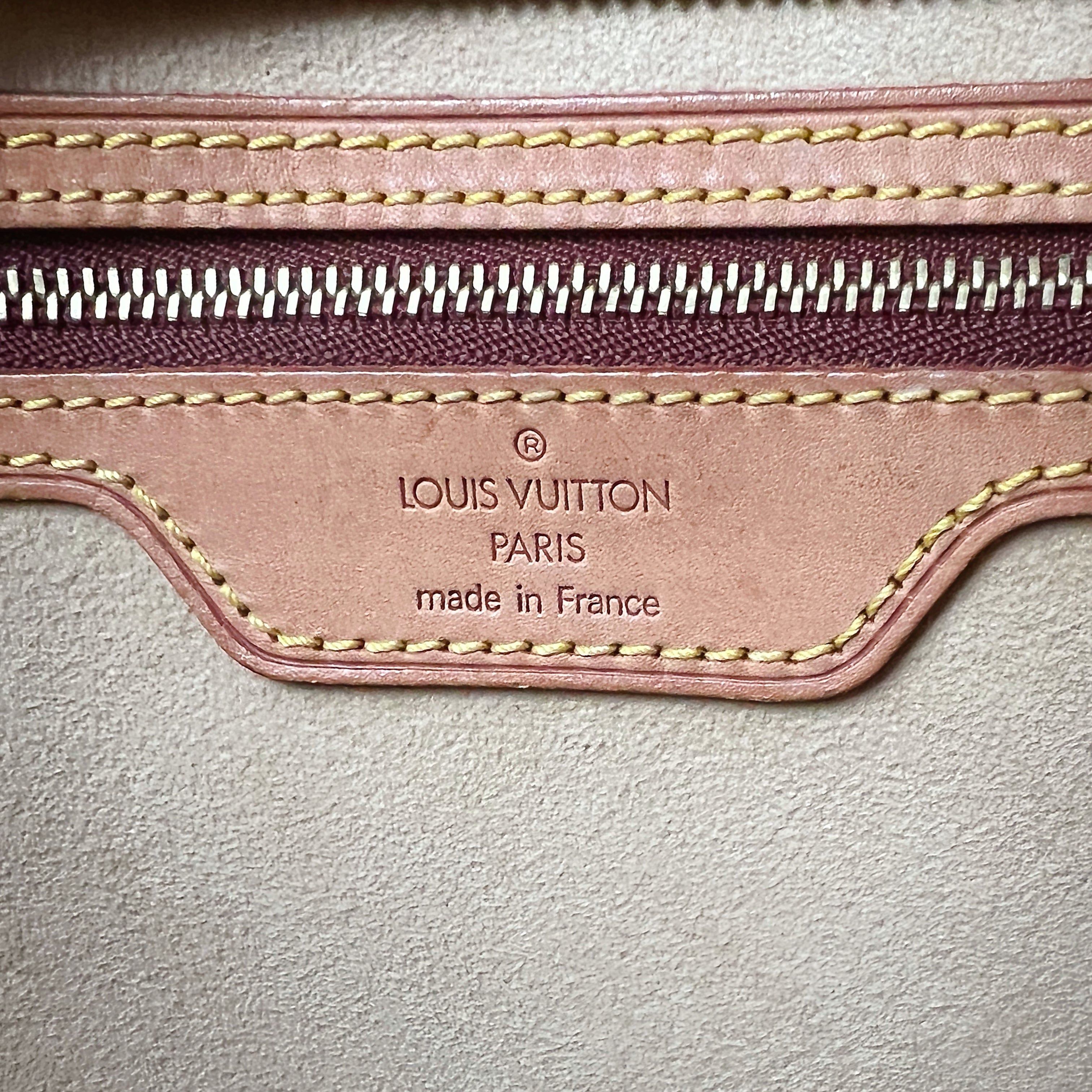 Louis Vuitton Signature Monogram Cite GM Shoulder Bag Excellent