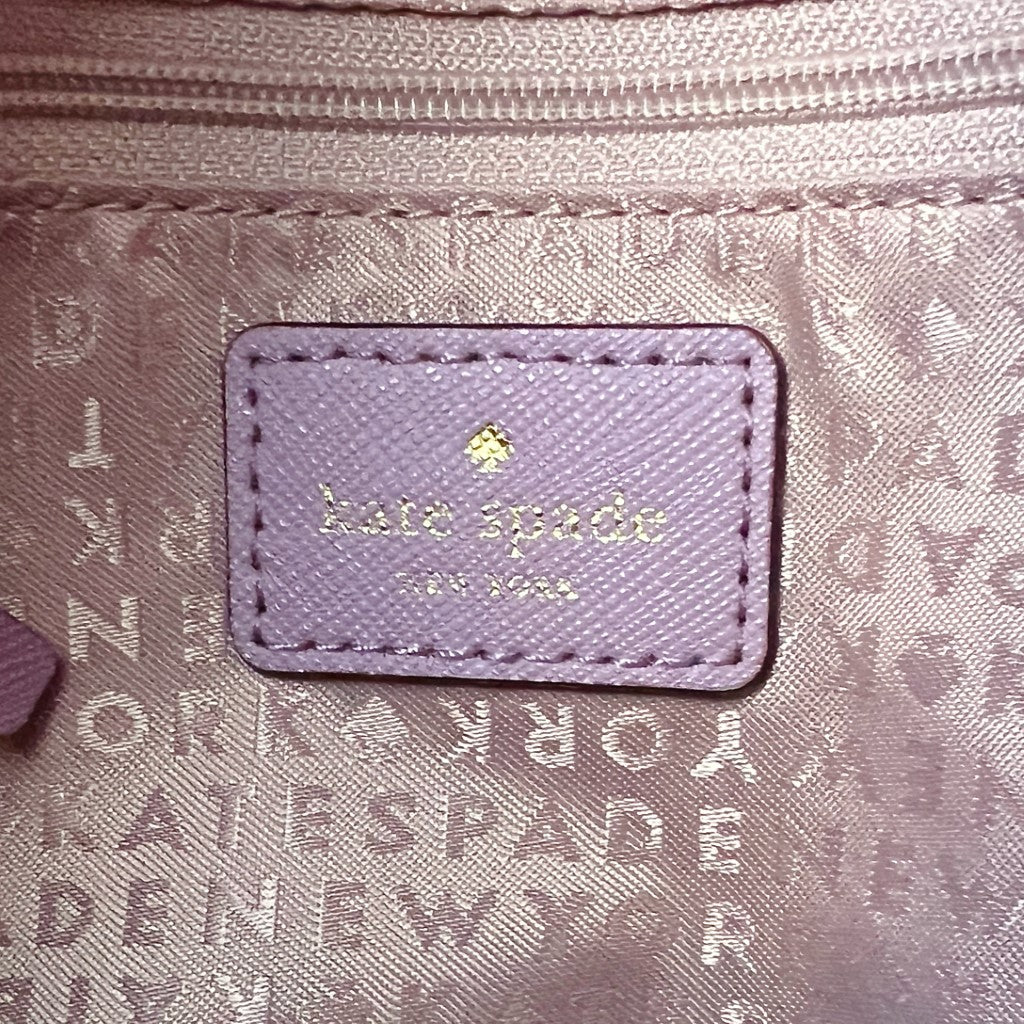 Kate Spade Burgundy Leather Triple Compartment 2 Way Shoulder Bag Like New