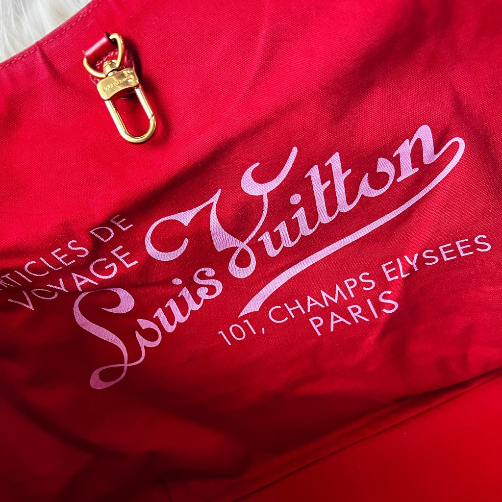 Louis Vuitton Limited Edition Fuchsia Monogram Large Carryall Shoulder Bag