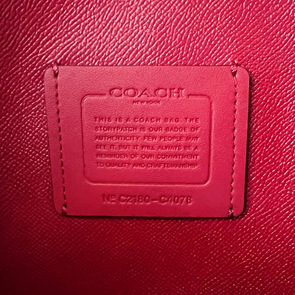 Coach Black Leather Triple Compartment Carryall Shoulder Bag Like New