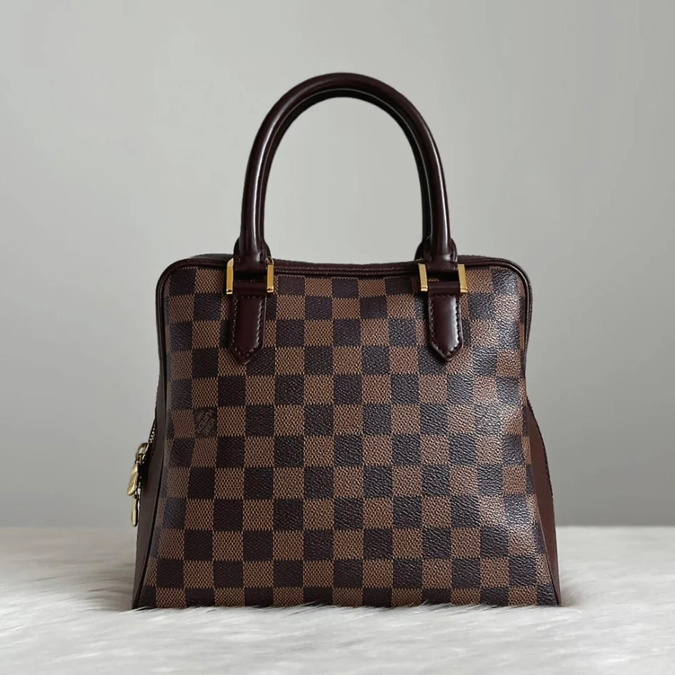 Louis Vuitton Signature Brera Damier Ebene Tote Bag Excellent