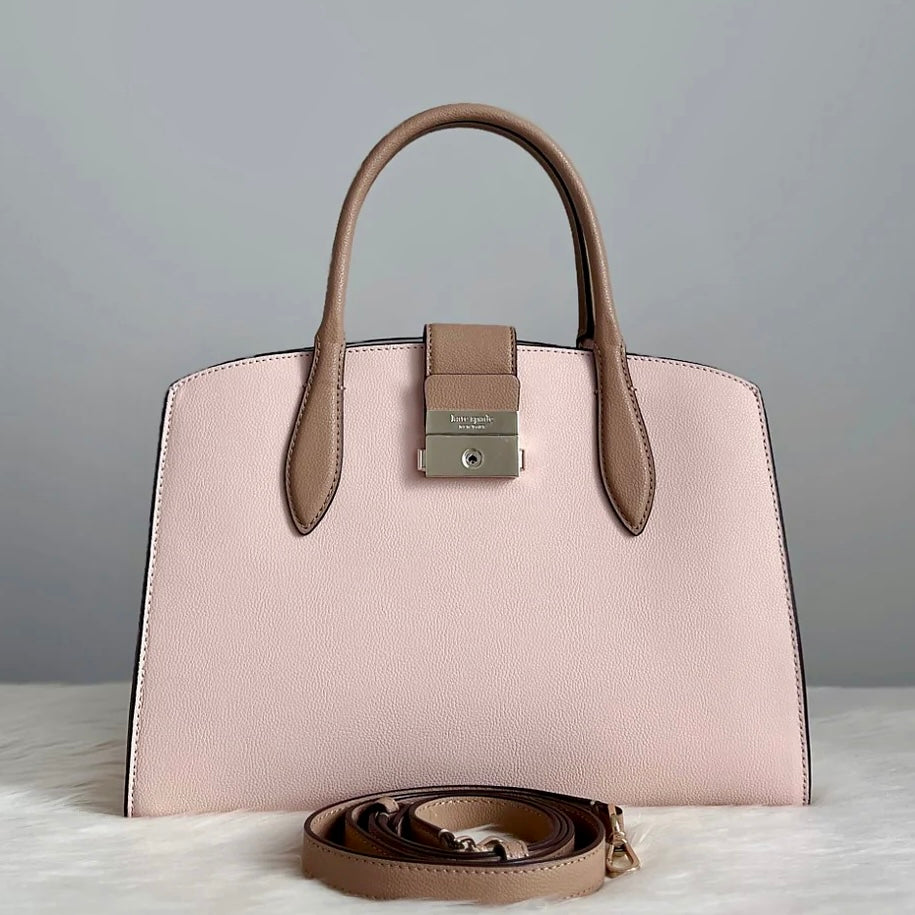 Kate Spade Tri-Tone Leather Triple Compartment Way Shoulder Bag Like New