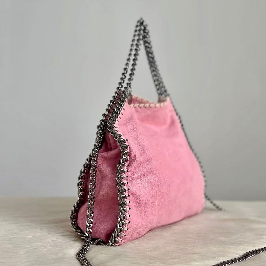 Stella Mccartney Pink Signature Falabella Mini 2 Way Shoulder Bag Excellent