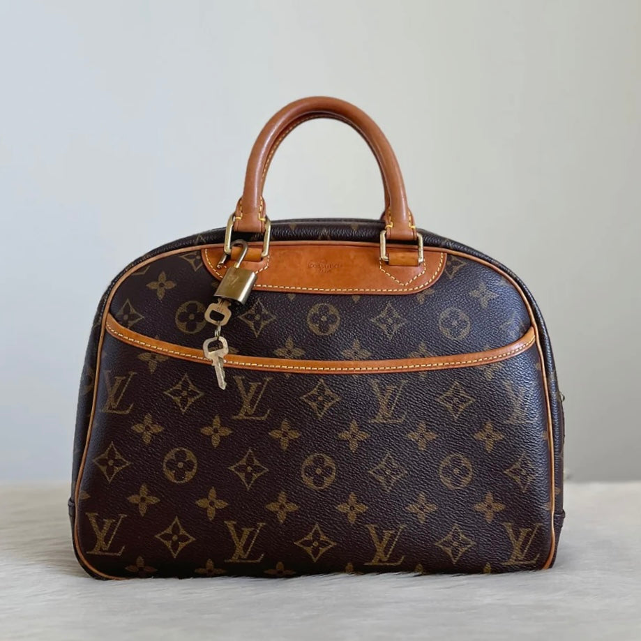 Louis Vuitton Signature Monogram Trouville Tote