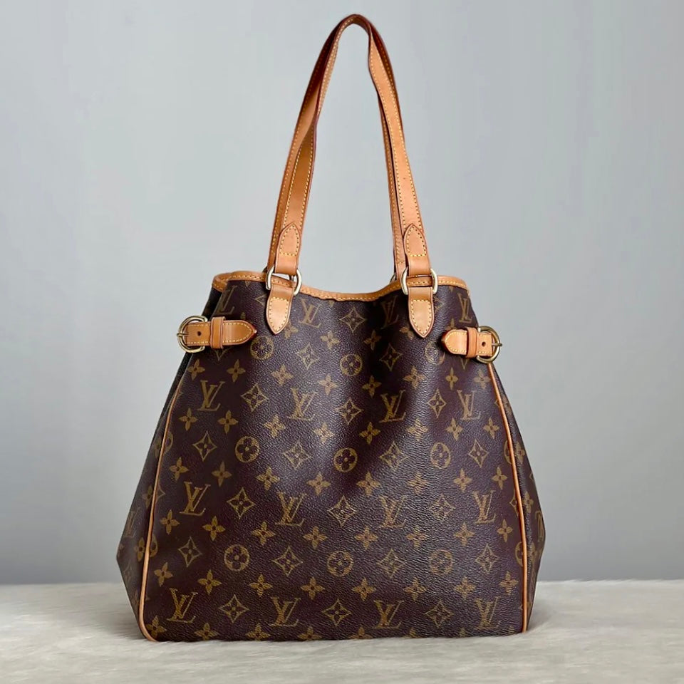 Louis Vuitton Signature Monogram Batignolles Vertical Shoulder Bag