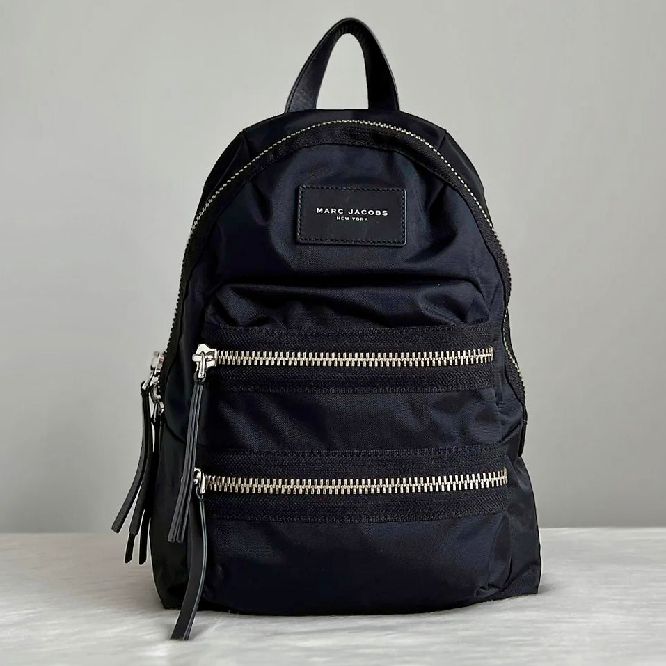 Marc Jacobs Black Multi-Compartment Backpack Like New