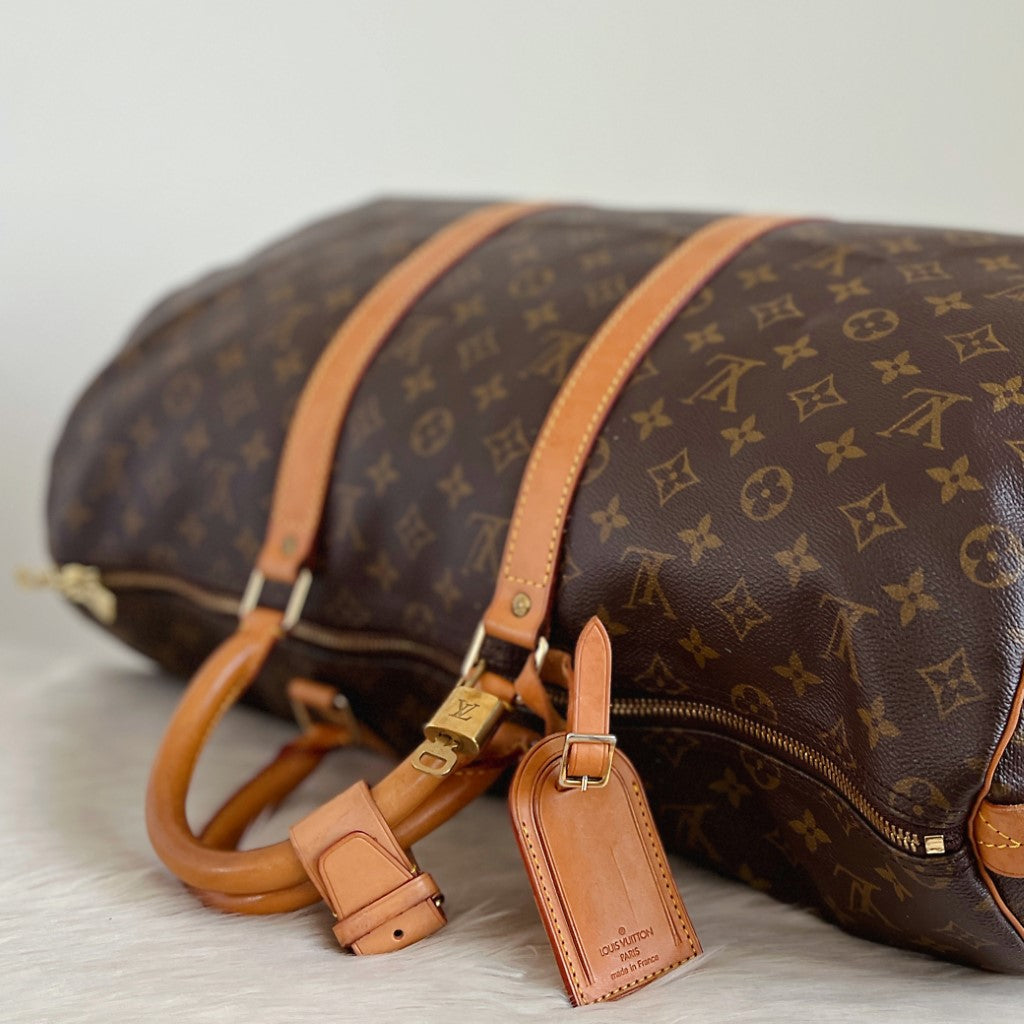 Louis Vuitton Iconic Monogram Keepall 50 Travel Bag Full Set