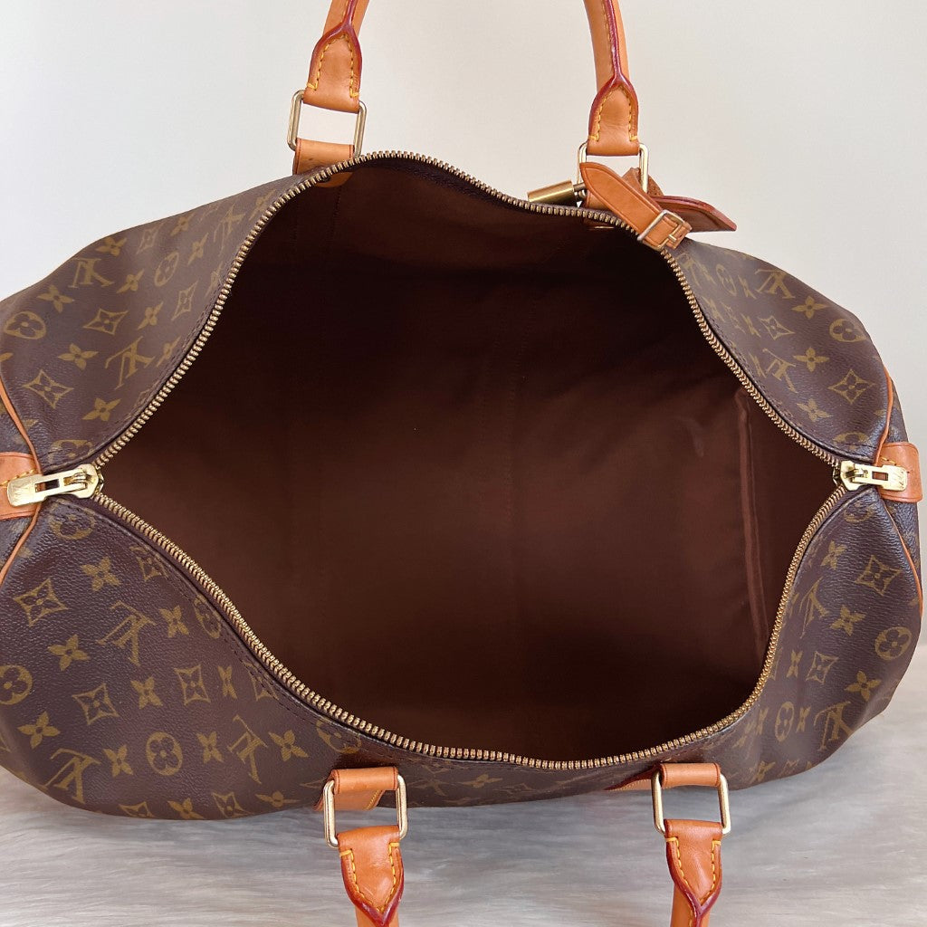 Louis Vuitton Iconic Monogram Keepall 50 Travel Bag Full Set