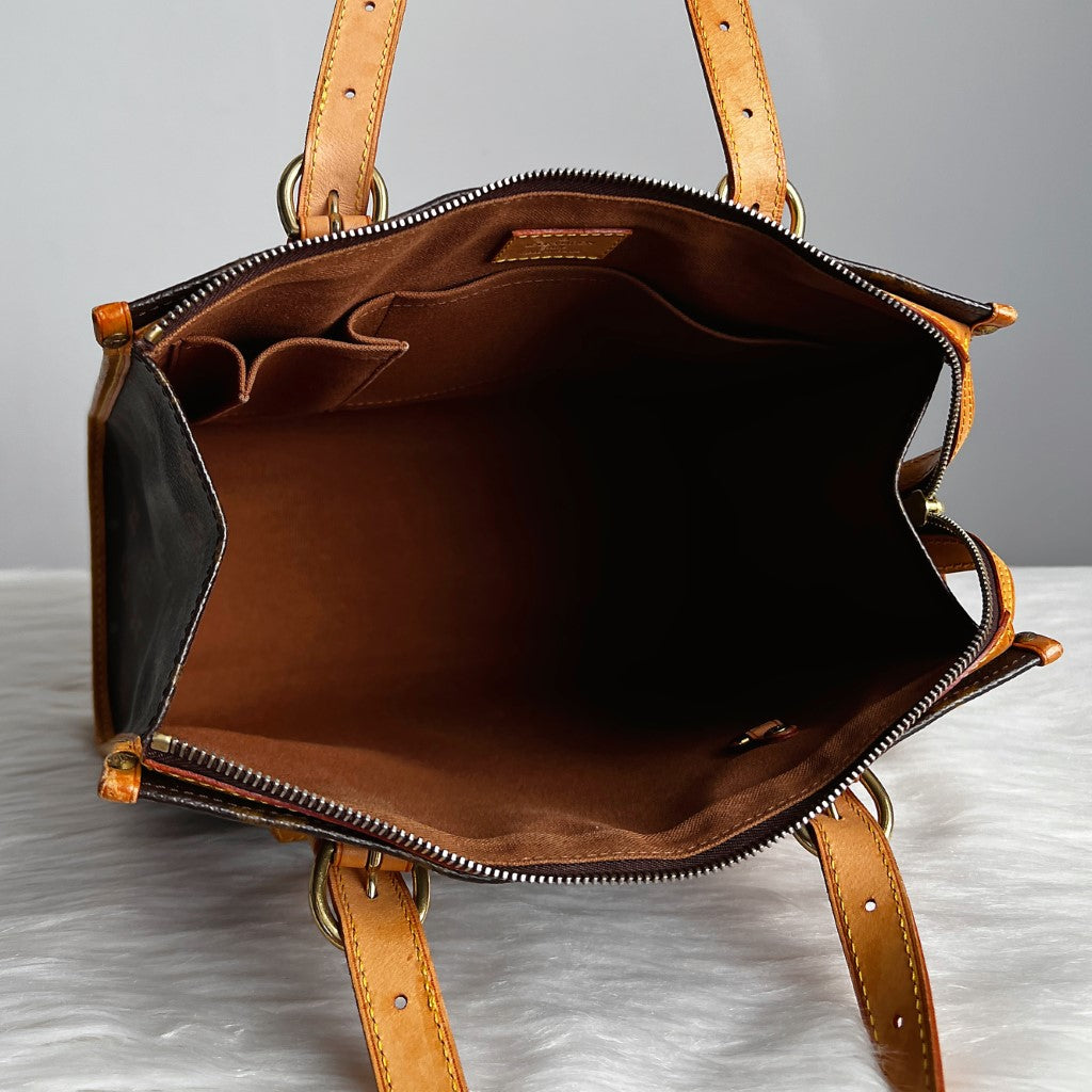 Louis Vuitton Signature Monogram Popincourt Haut Shoulder Bag Excellent