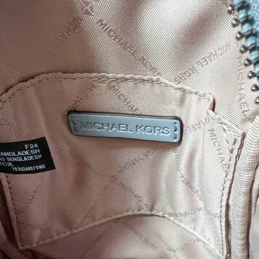 Michael Kors Light Blue Leather Small Crossbody Shoulder Bag Like New