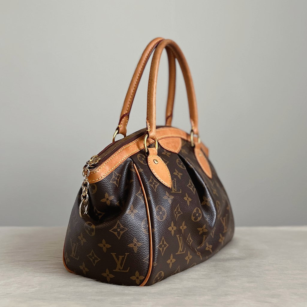 Louis Vuitton Signature Monogram Tivoli PM Shoulder Bag