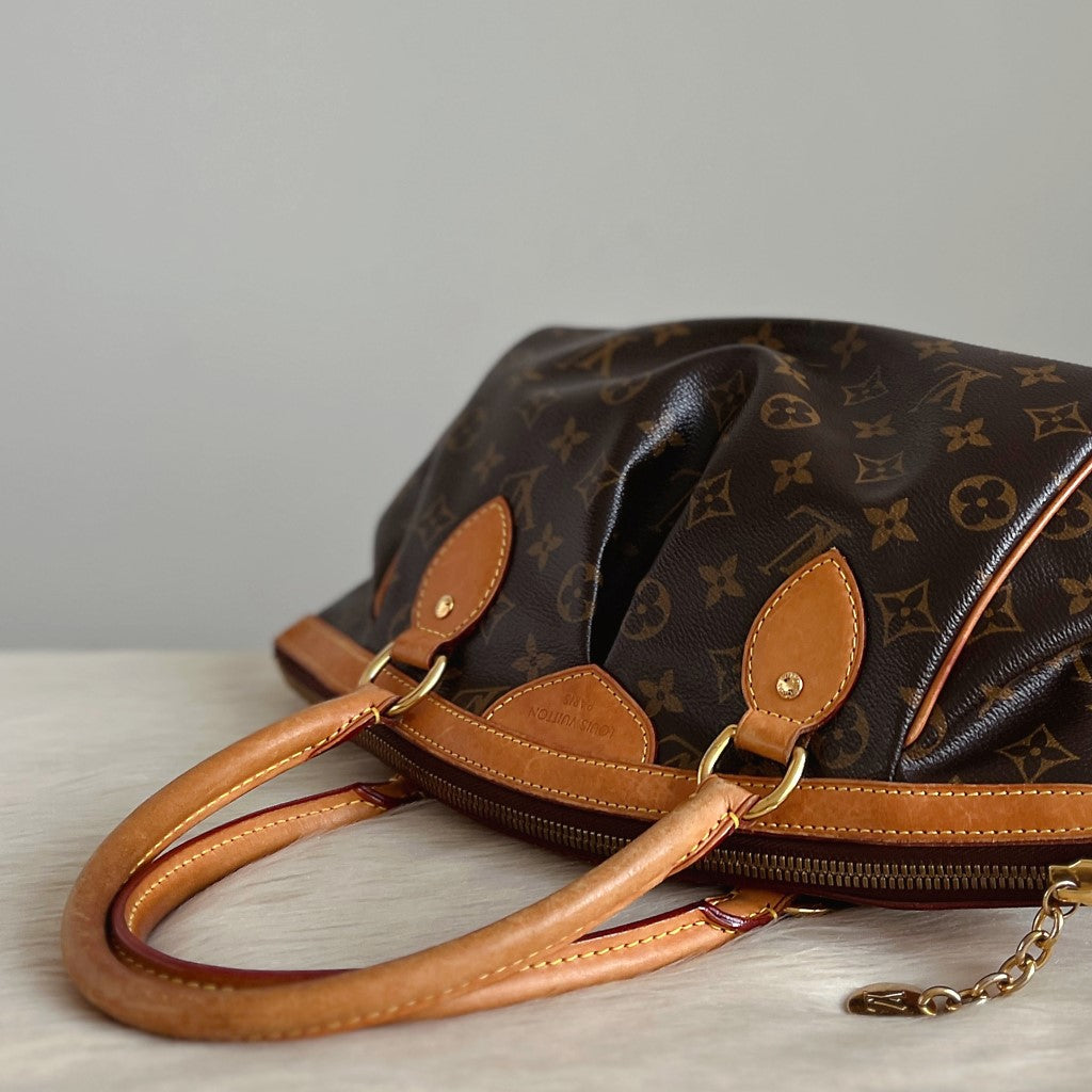 Louis Vuitton Signature Monogram Tivoli PM Shoulder Bag