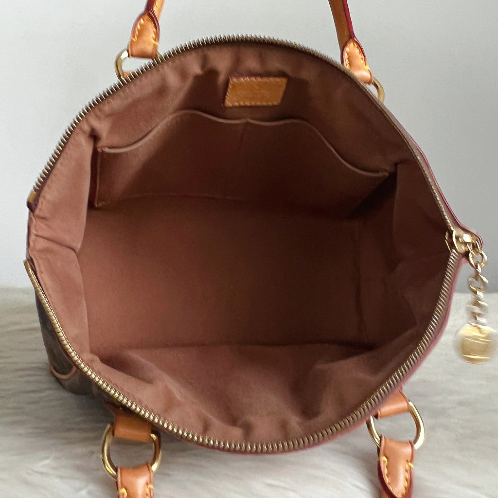 Louis Vuitton Signature Monogram Tivoli PM Shoulder Bag