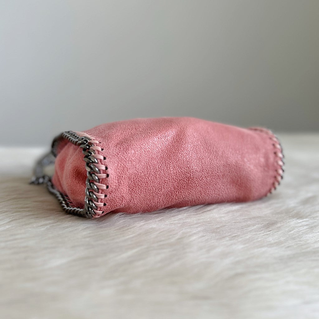 Stella Mccartney Pink Signature Falabella Mini 2 Way Shoulder Bag Excellent