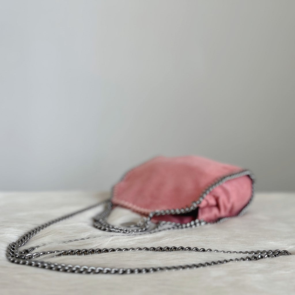 Stella Mccartney Pink Signature Falabella Mini 2 Way Shoulder Bag Excellent
