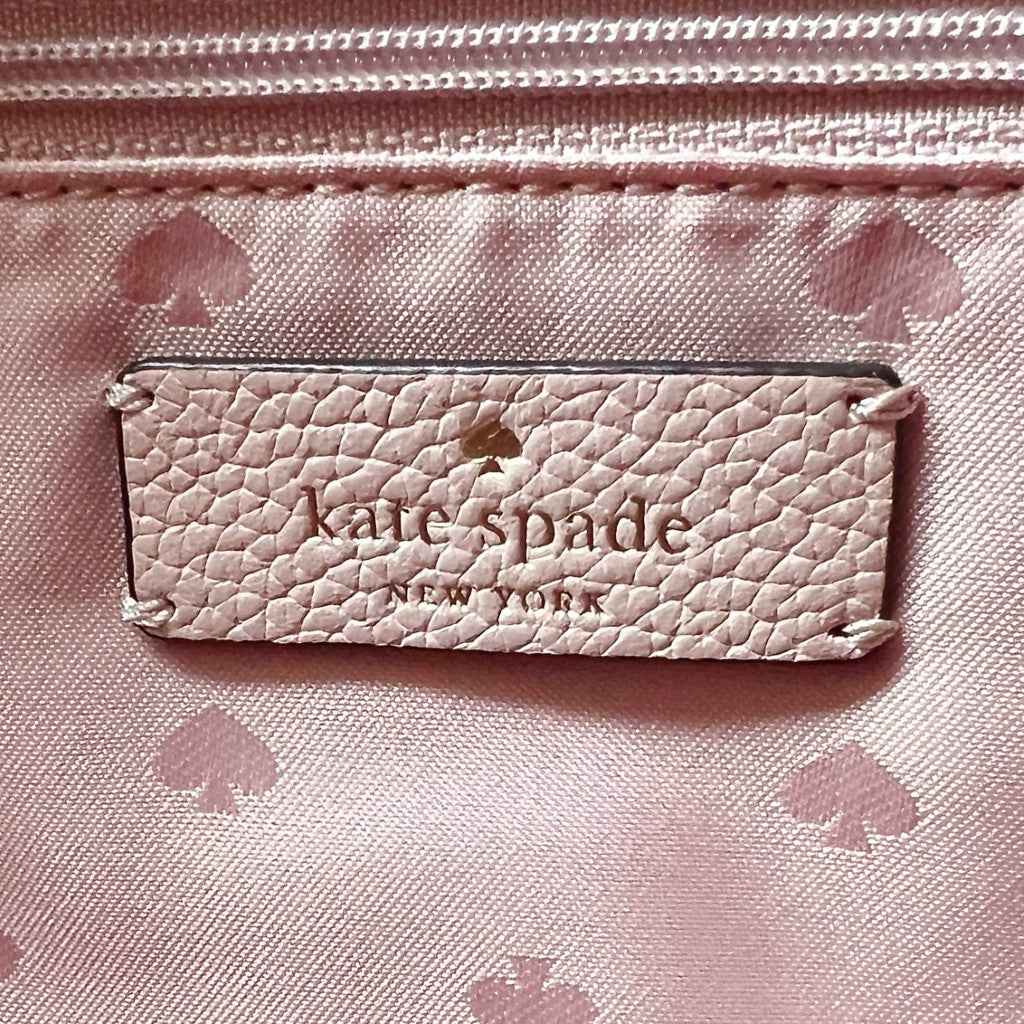 Kate Spade Two Tone Leather Triple Compartment Shoulder Bag Like New