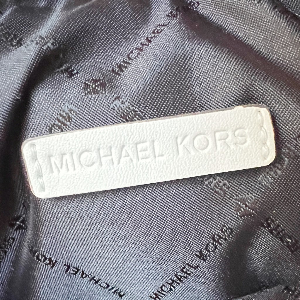 Michael Kors Two Tone Front Logo Camera Crossbody Shoulder Bag Excellent