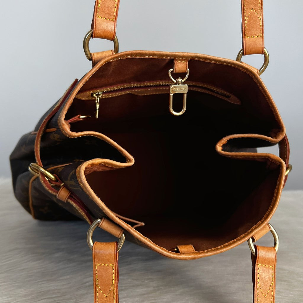 Louis Vuitton Signature Monogram Batignolles Vertical Shoulder Bag