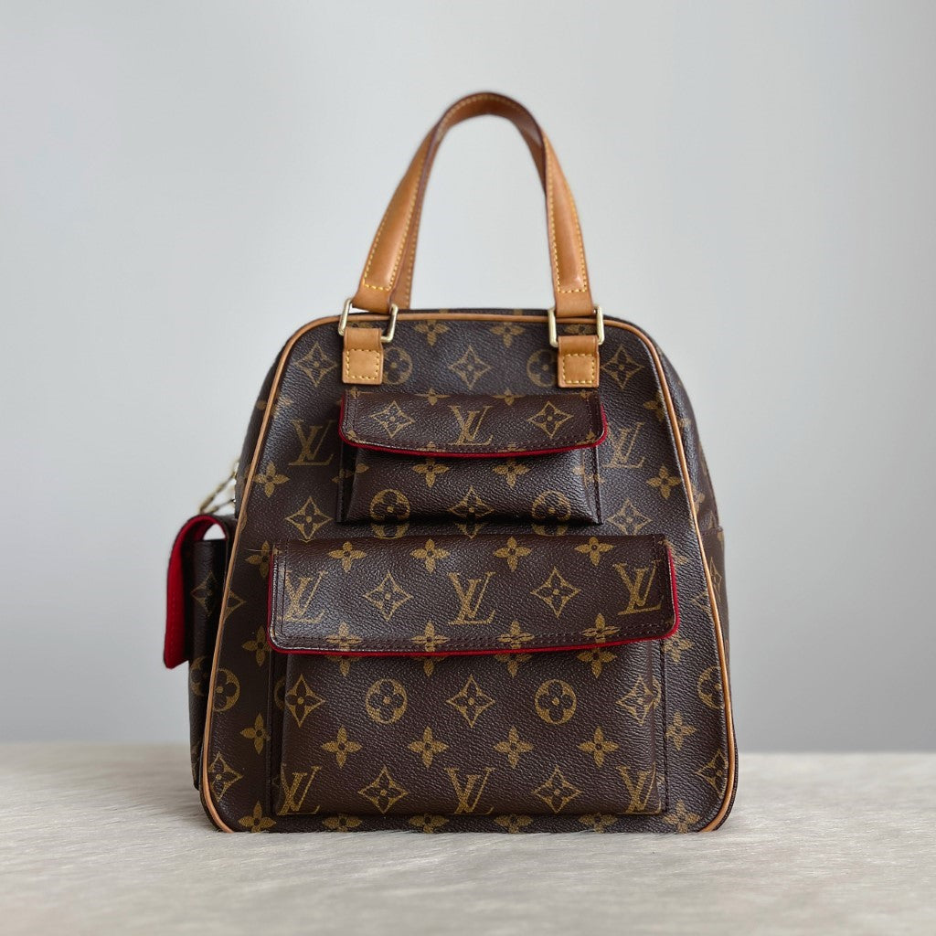 Louis Vuitton Signature Monogram Excentri Cite Tote Bag