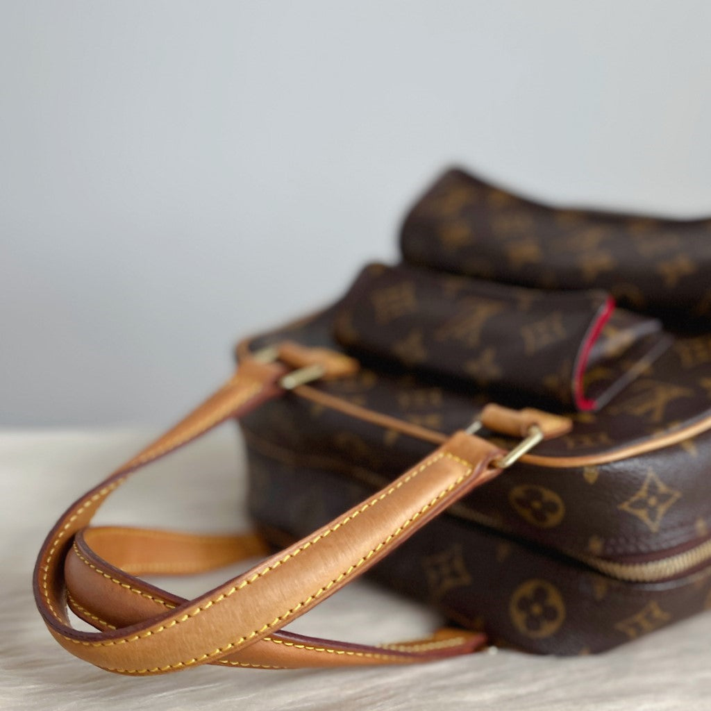 Louis Vuitton Signature Monogram Excentri Cite Tote Bag