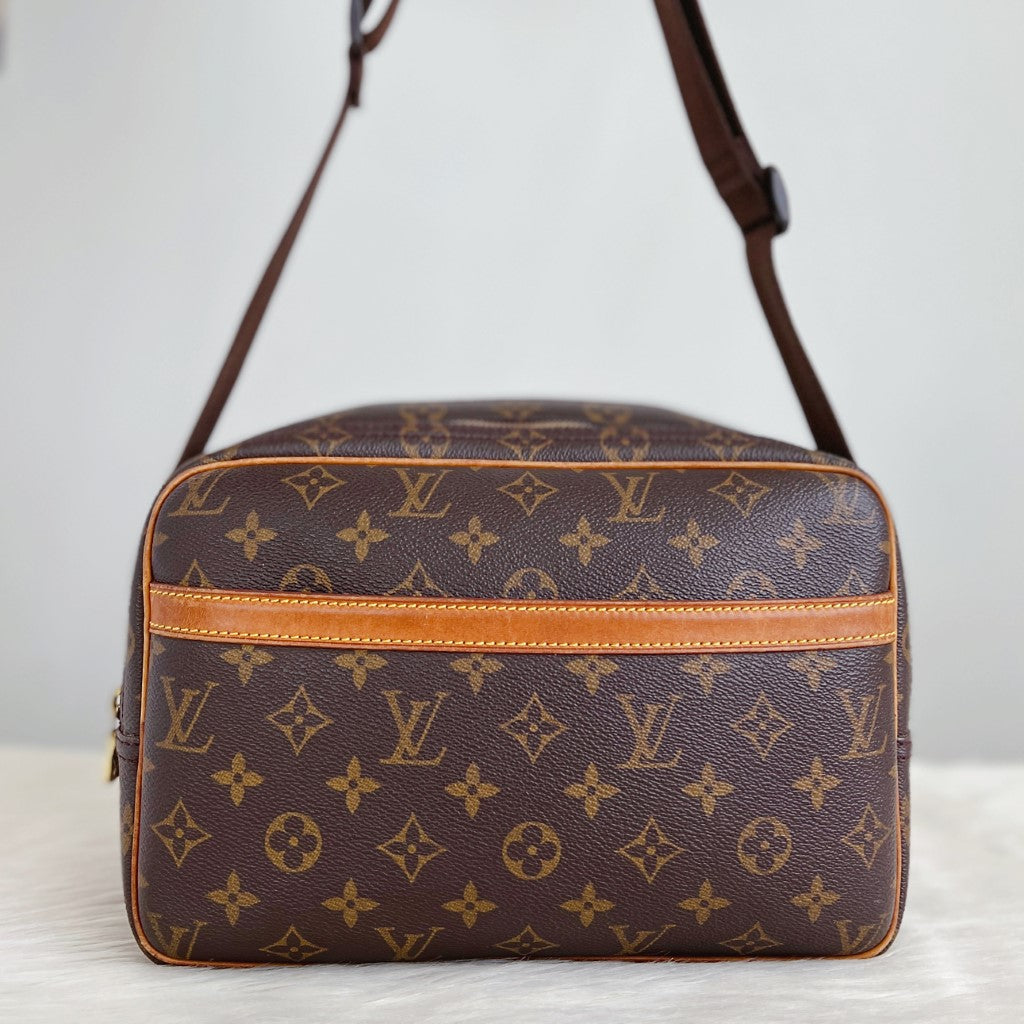 Louis Vuitton Signature Monogram Reporter PM Shoulder Bag