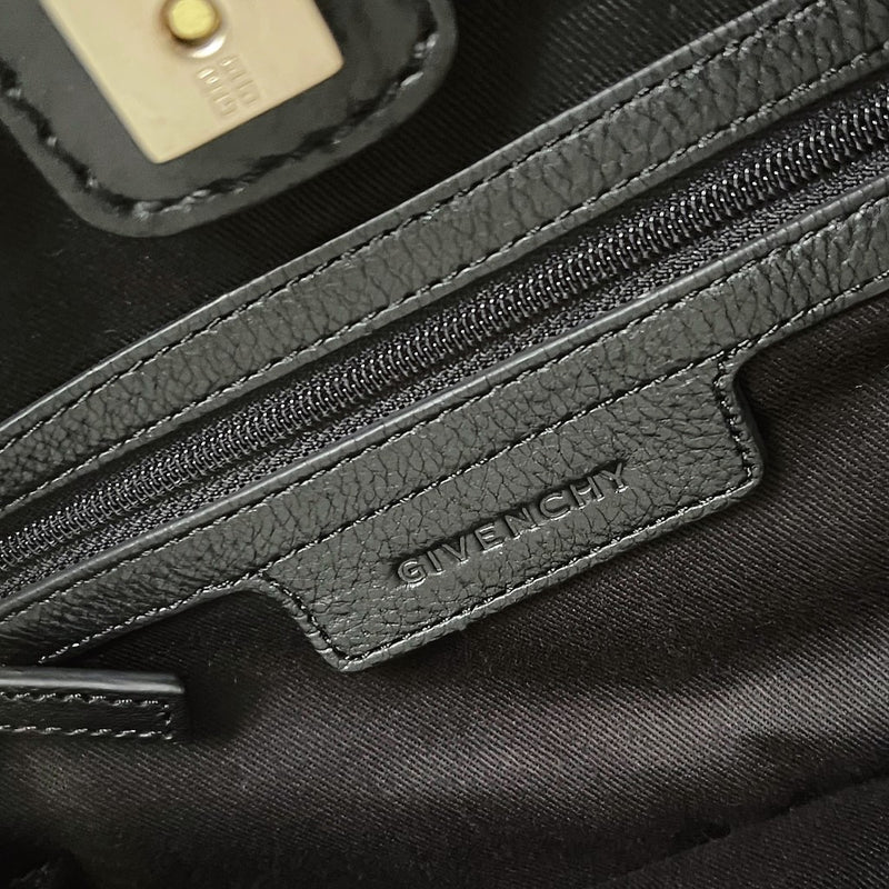 Givenchy Black Signature Sacca Studded Detail Shoulder Bag