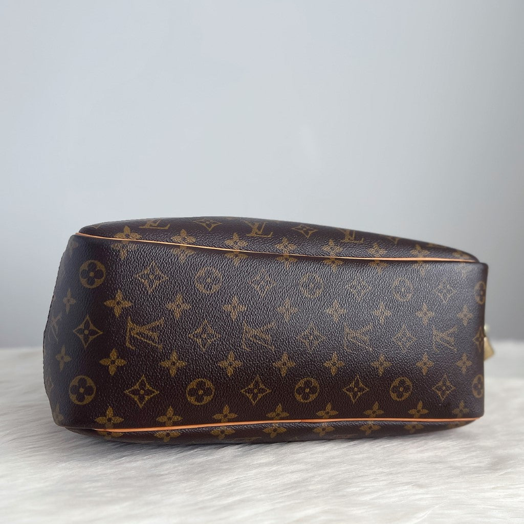 Louis Vuitton Signature Monogram Deauville Tote Excellent