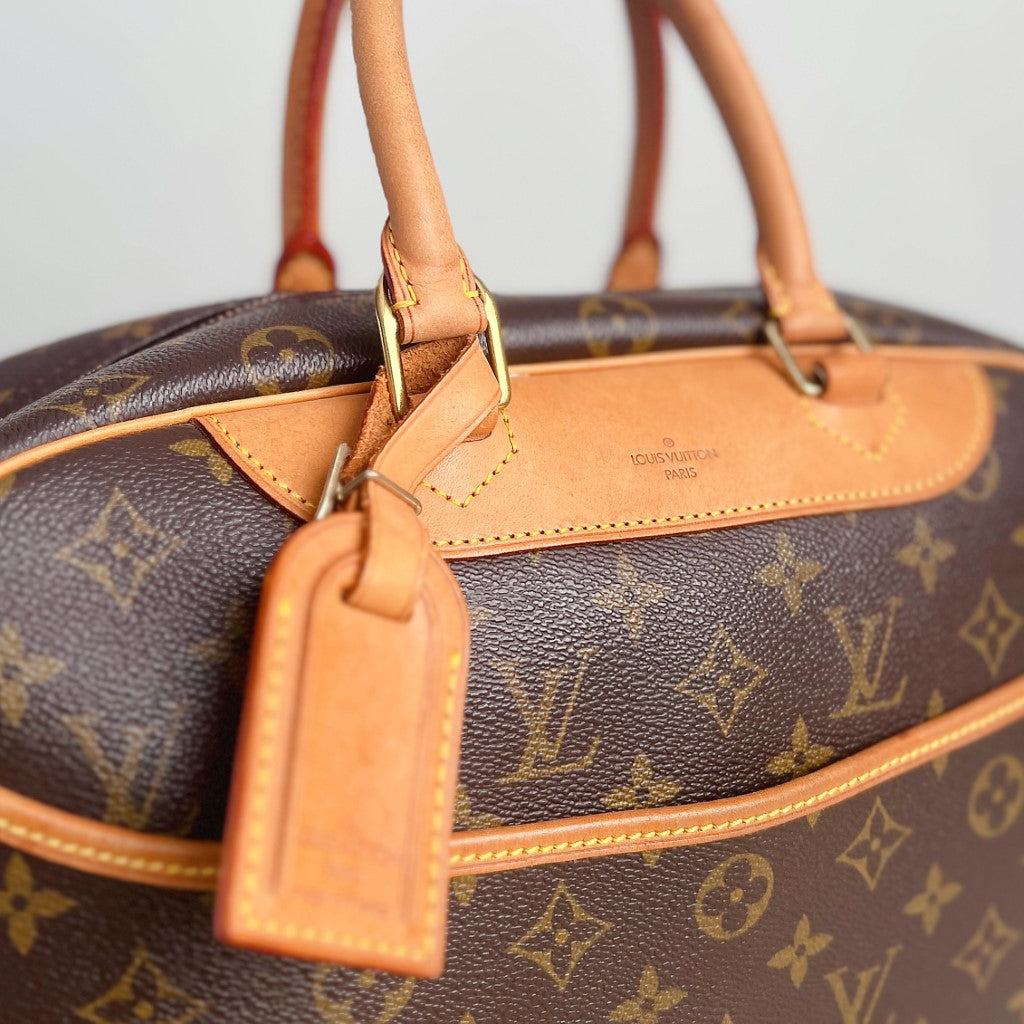 Louis Vuitton Signature Monogram Deauville Tote Excellent