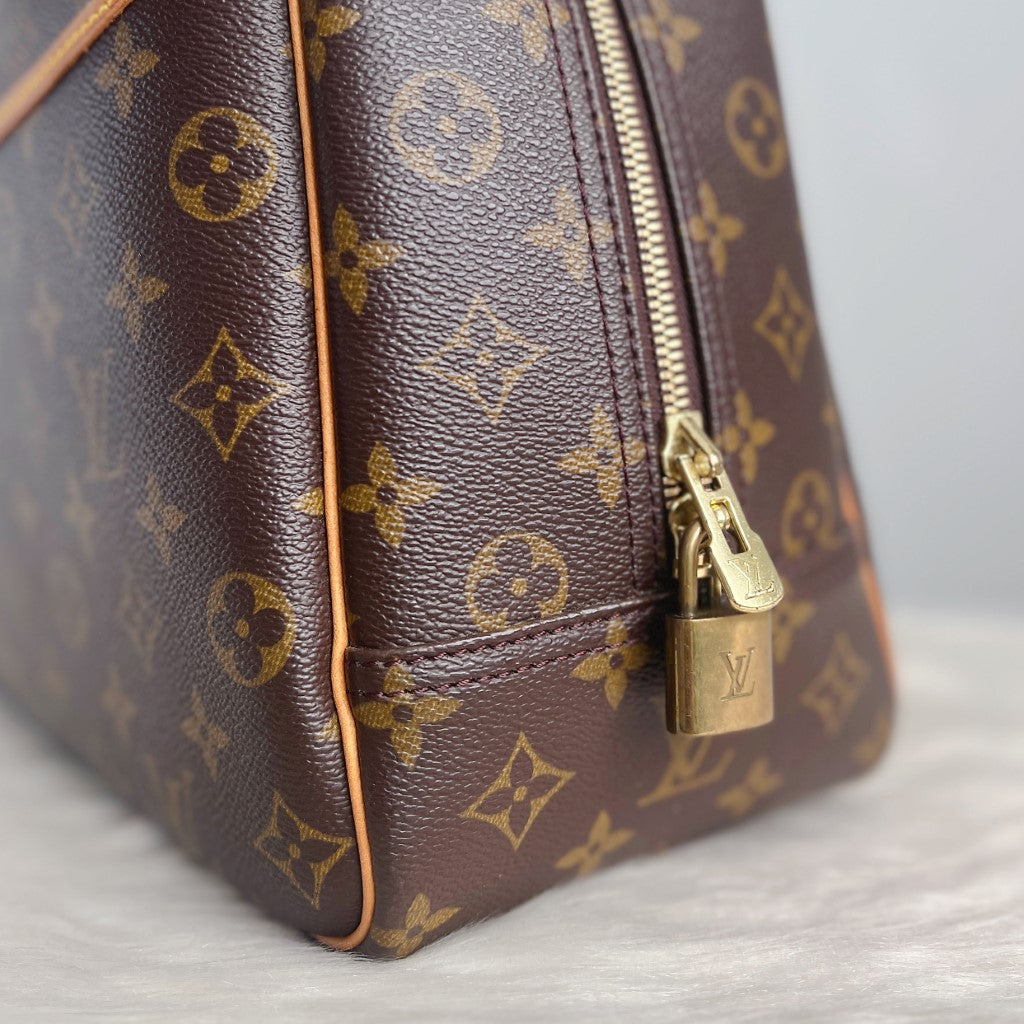 Louis Vuitton Signature Monogram Deauville Tote Excellent