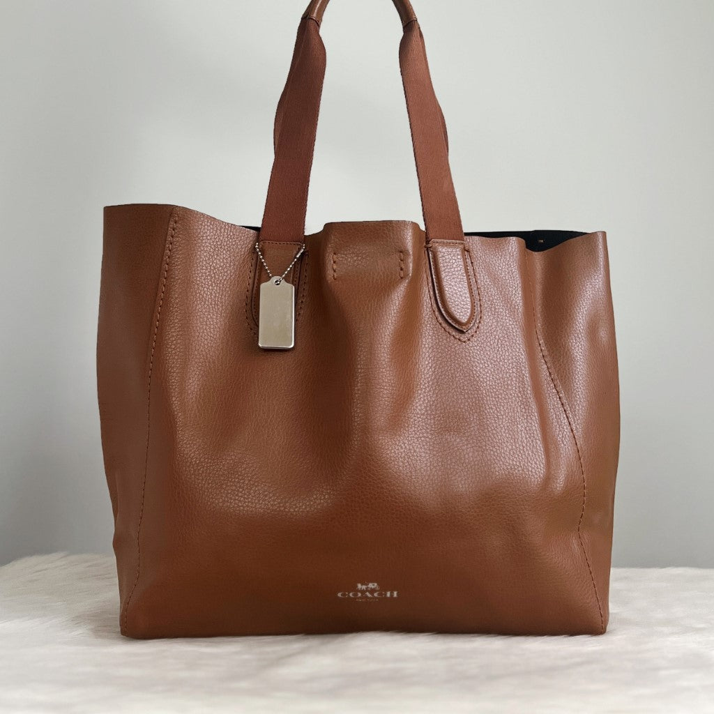 Coach Caramel Leather Large Shopper Shoulder Bag