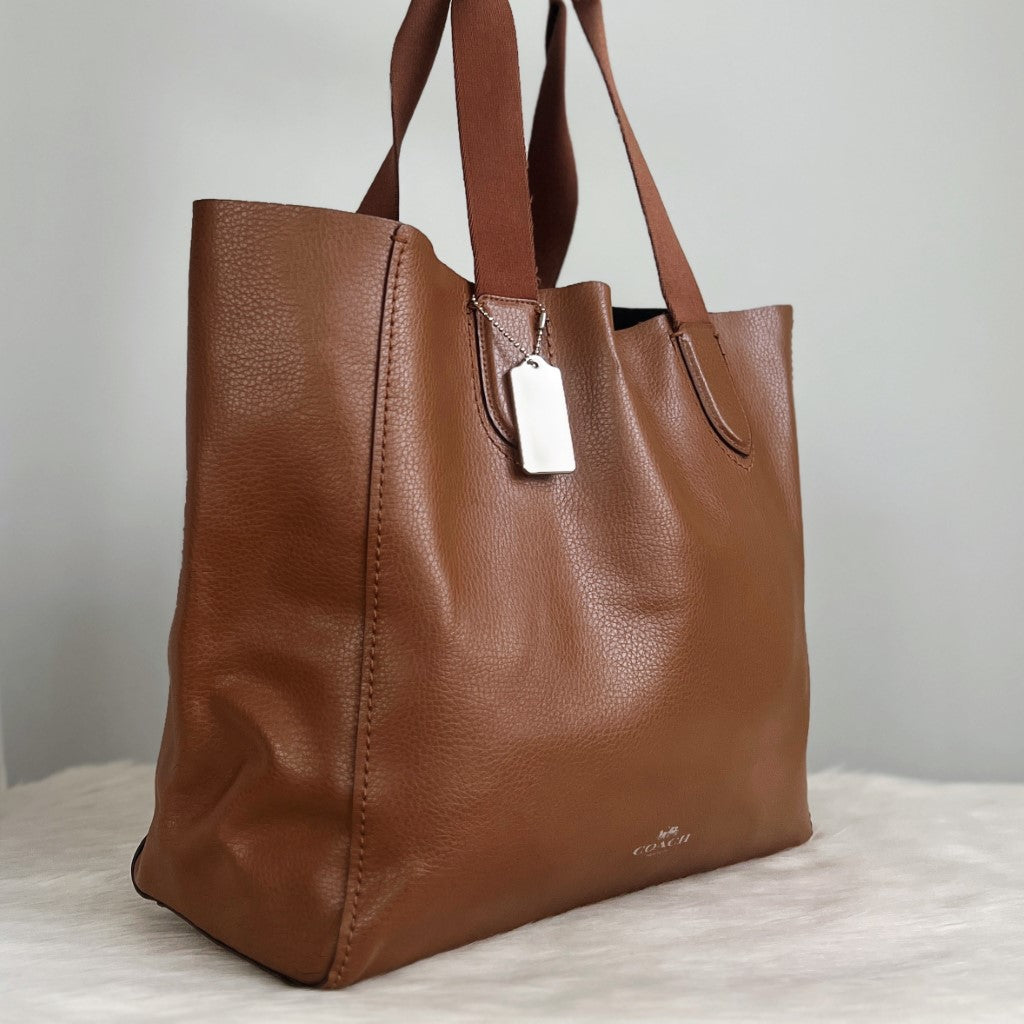 Coach Caramel Leather Large Shopper Shoulder Bag