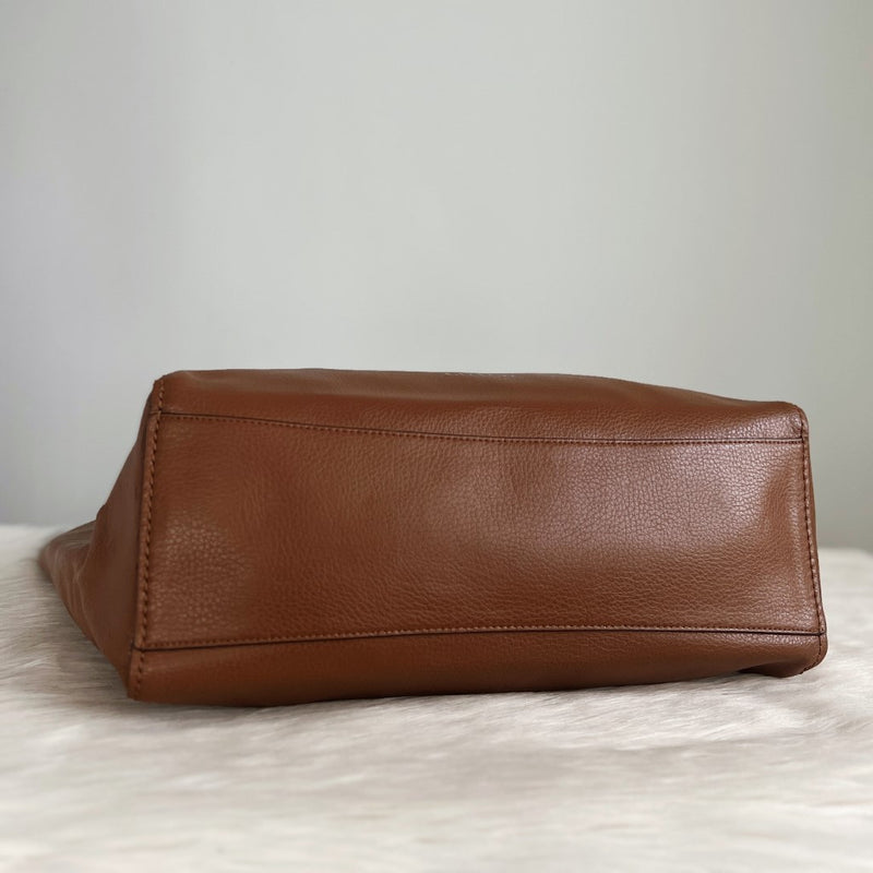 Coach Caramel Leather Large Shopper Shoulder Bag