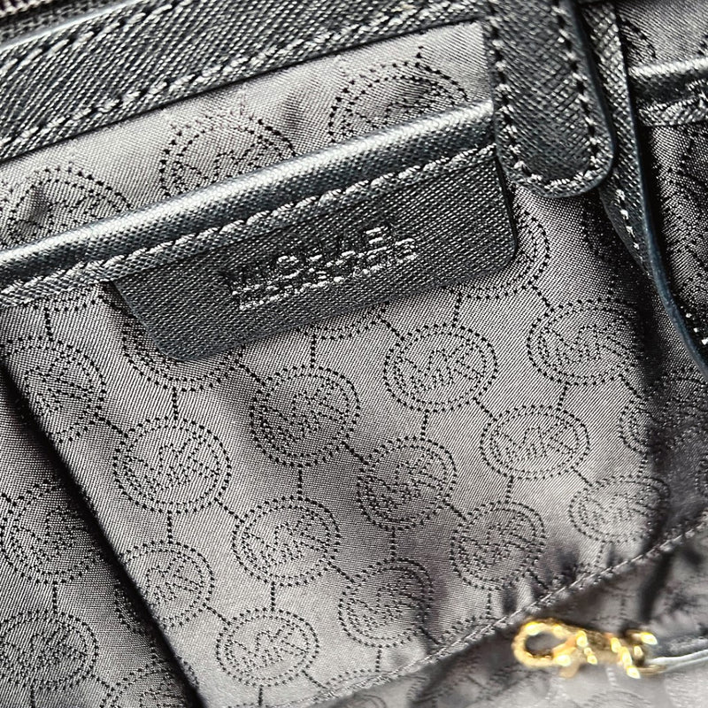 Michael Kors Black Leather Shopper Shoulder Bag
