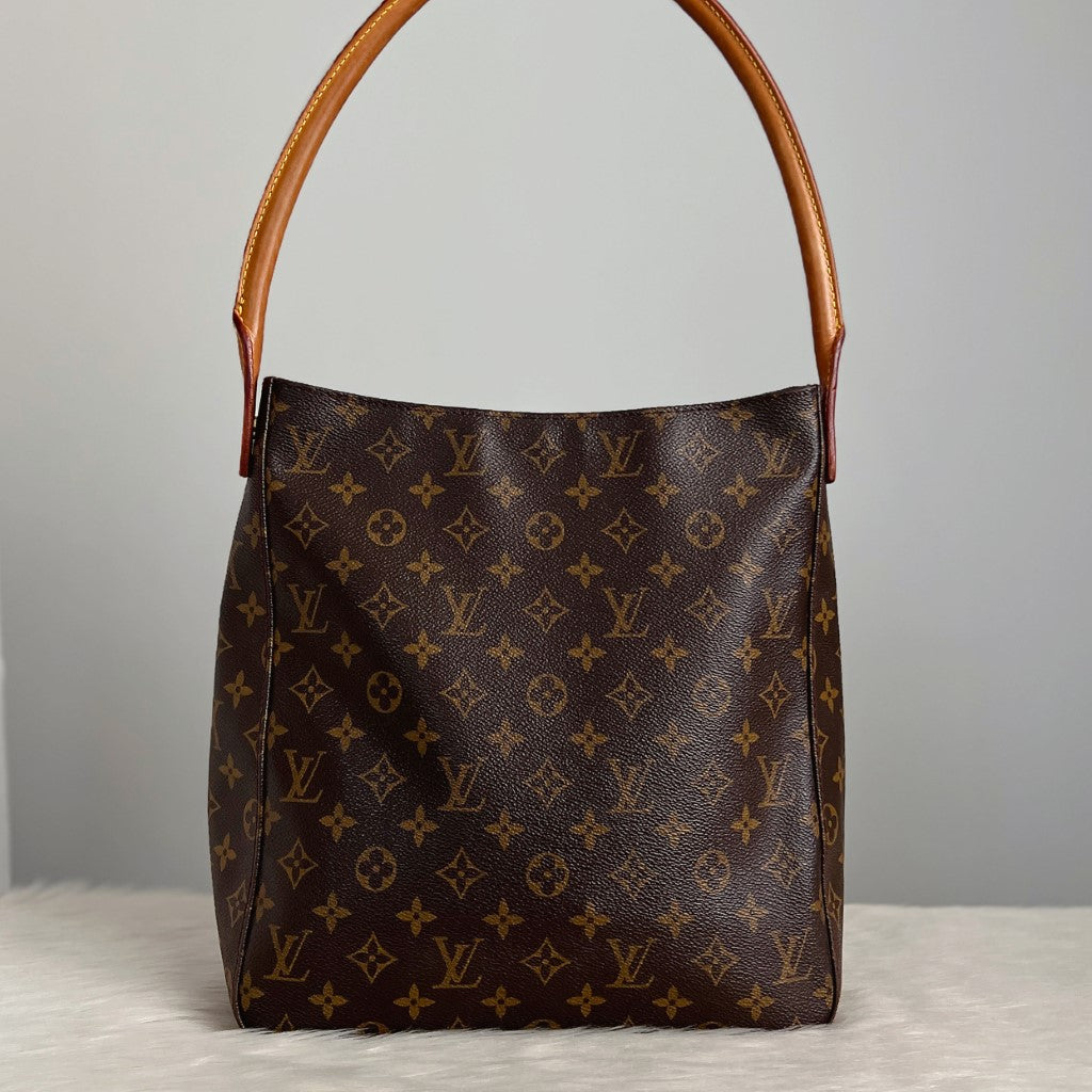 Louis Vuitton Signature Monogram Looping GM Shoulder Bag